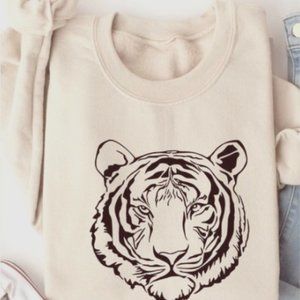 Tiger printed sweatshirt